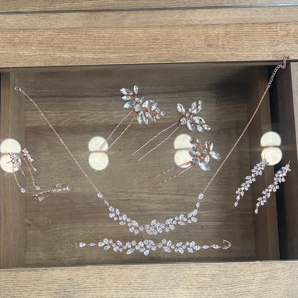 Rose Gold Accessory Set